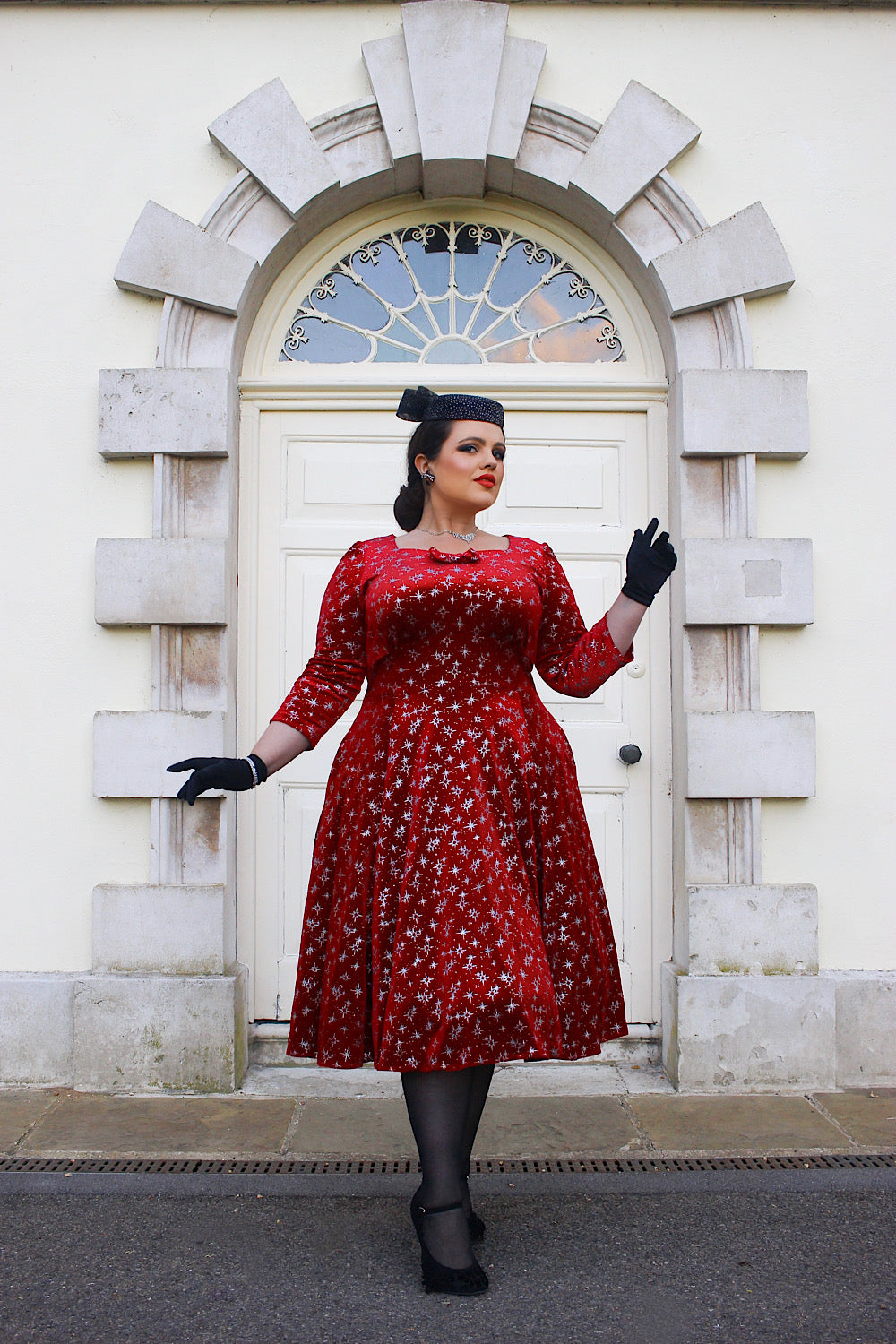 Paris Sparkle Swing Dress