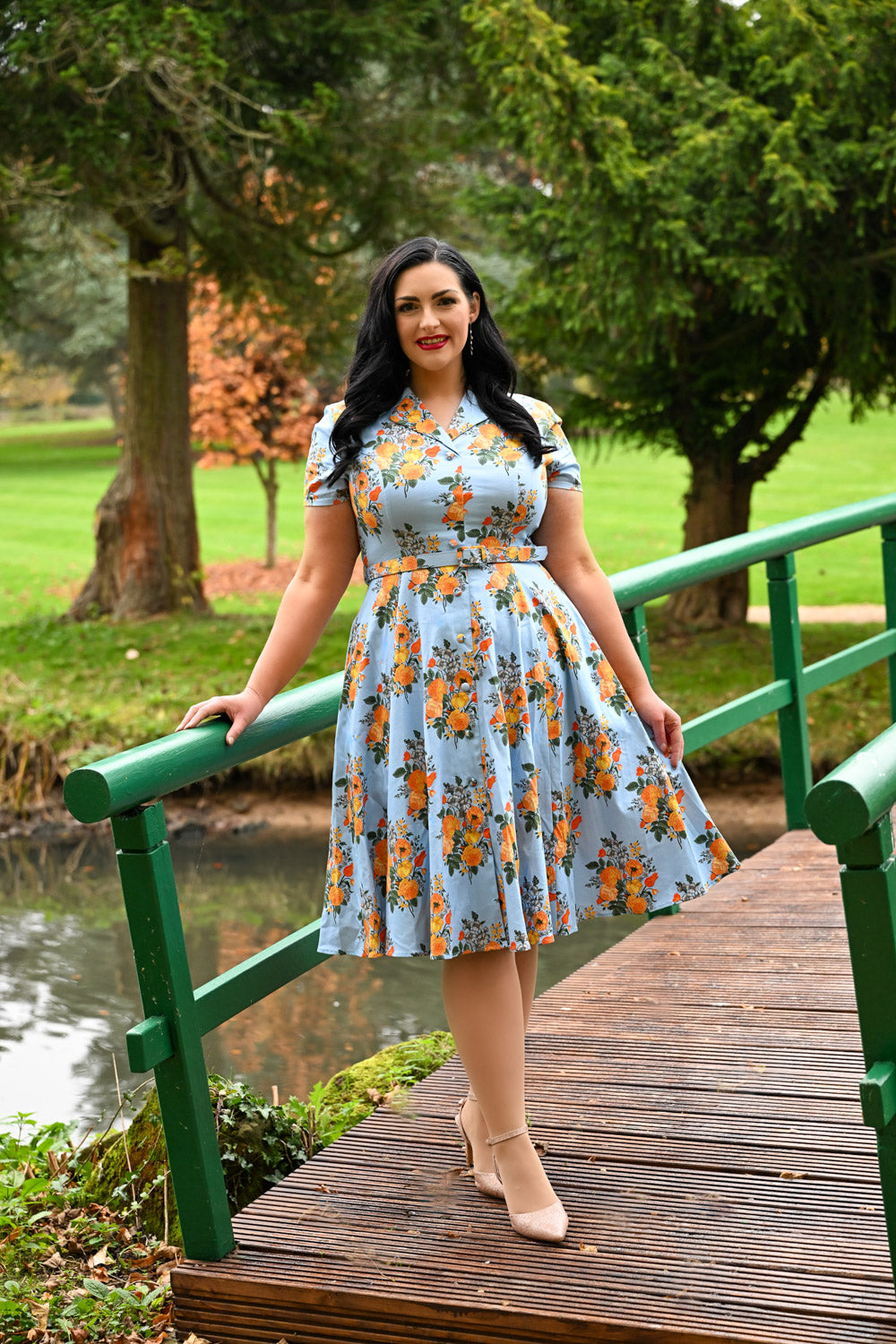Hallie Floral Swing Dress