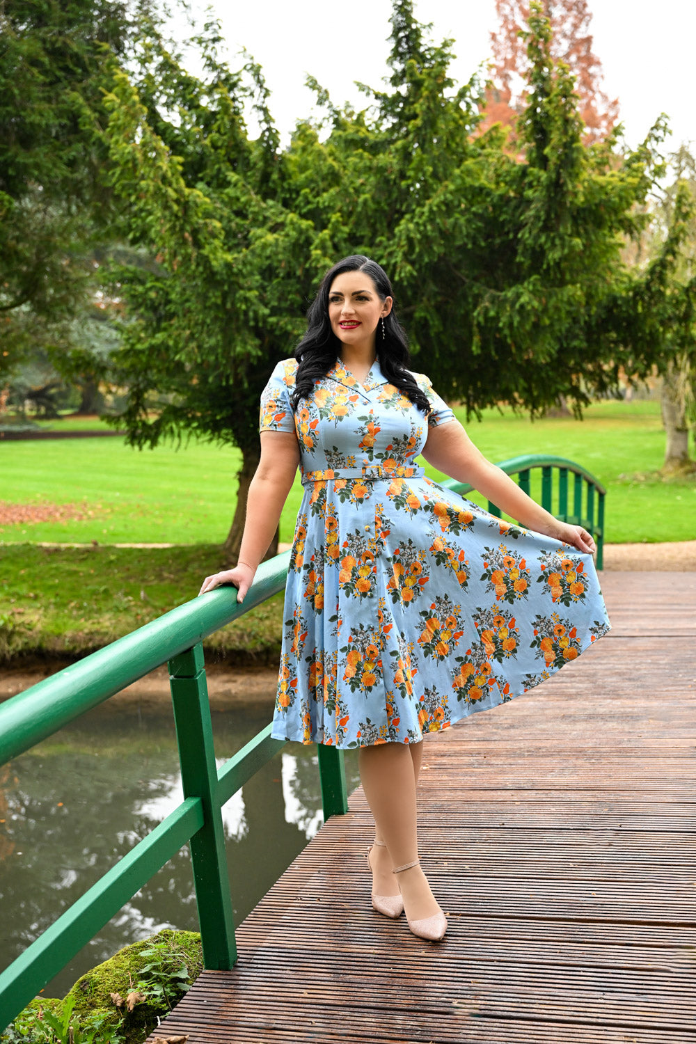 Hallie Floral Swing Dress