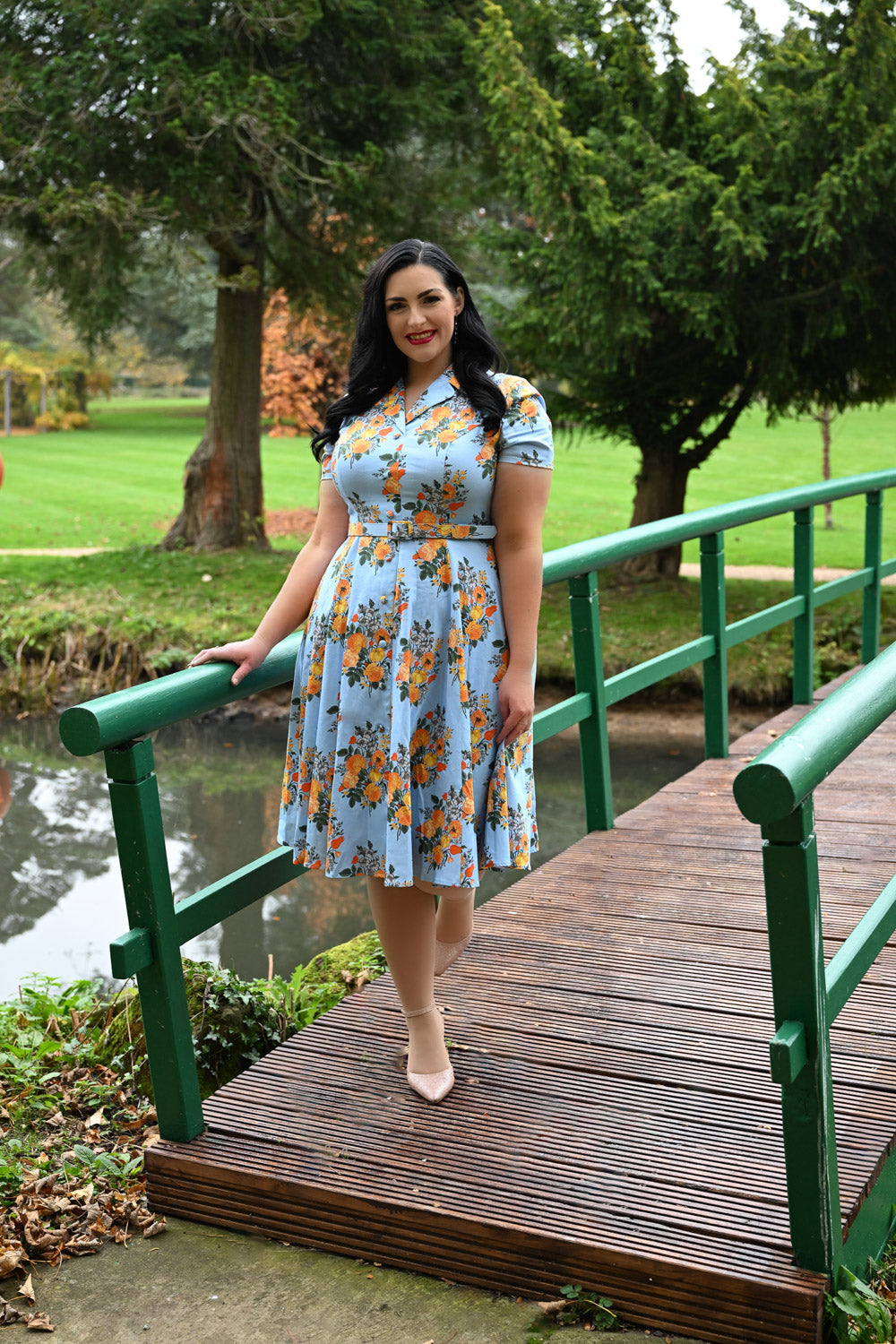 Hallie Floral Swing Dress