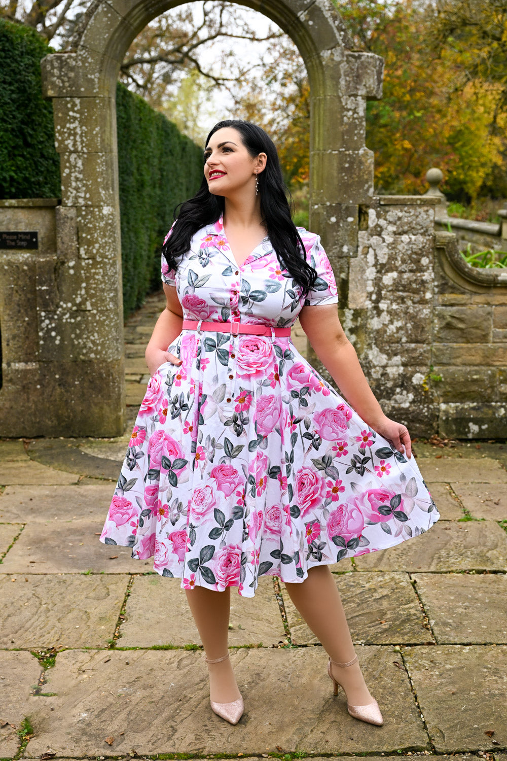 Luella Floral Swing Dress