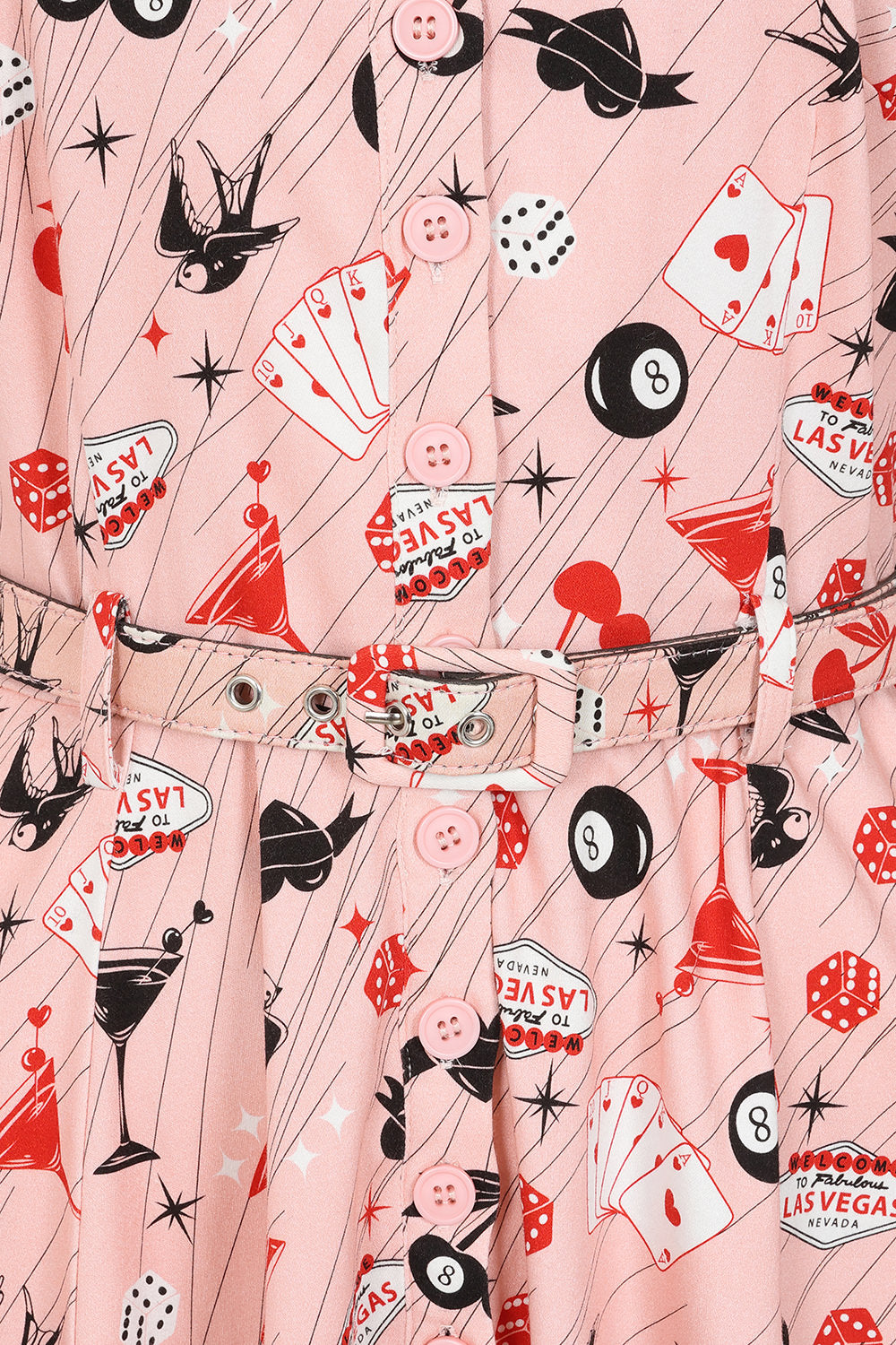 Pink Bella Viva Las Vegas Swing Dress