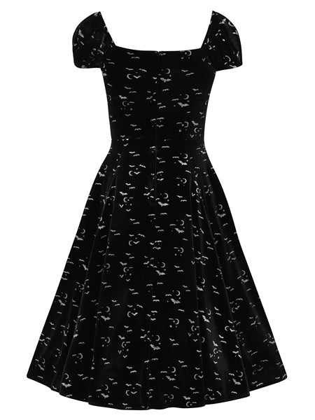 Dolores Glitter Bat Velvet Doll Dress