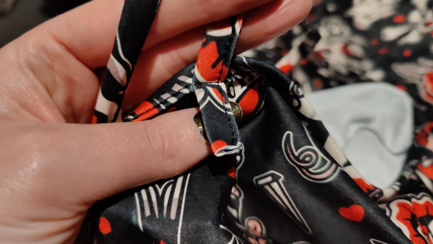 *SECONDS* Skater Mini Dress - Addams Family