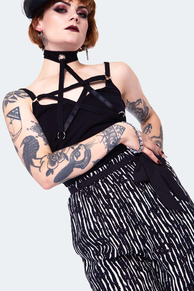 Scattered Stripes Culottes