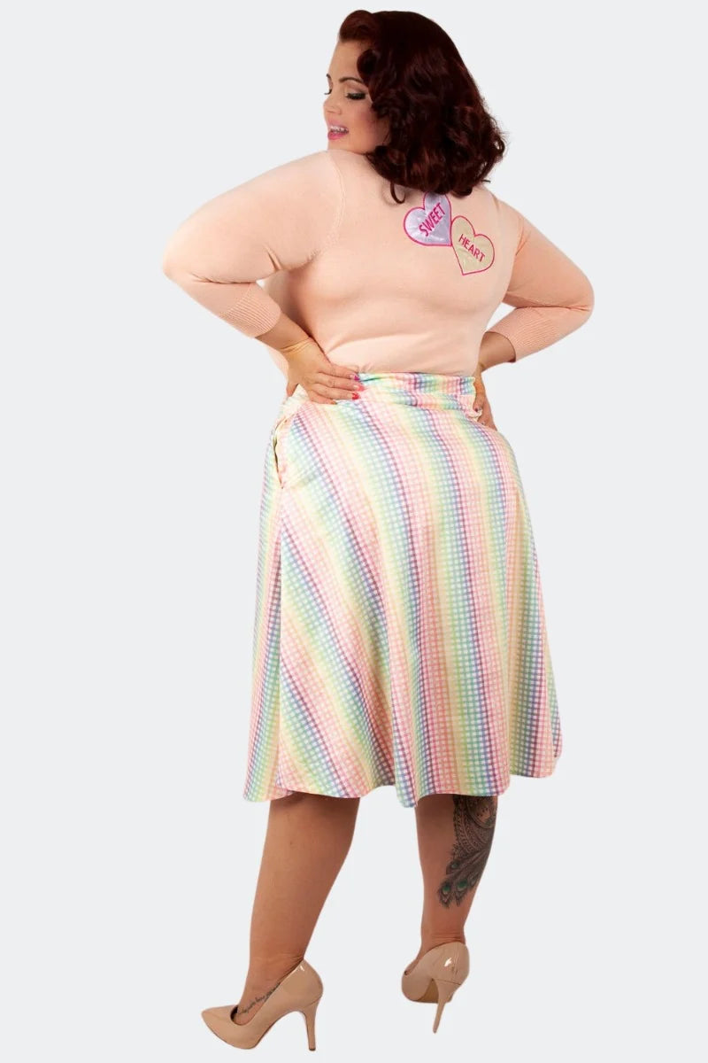 Courtney Gingham Skirt