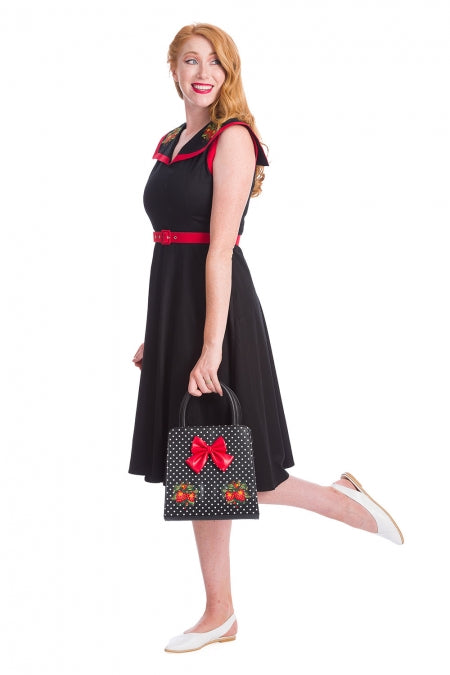 Strawberry Fields Collar Swing Dress