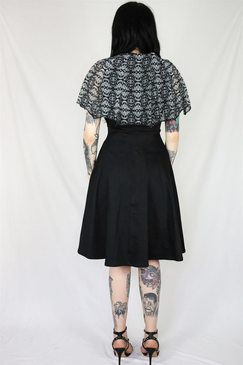 Batwing Cape Dress