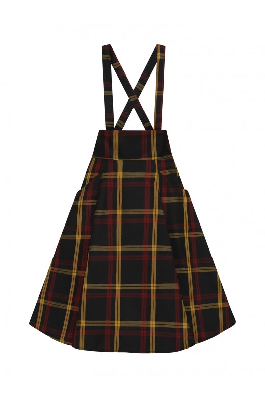 Alexa Giles Check Swing Skirt