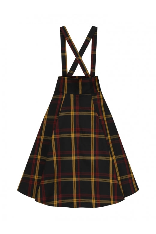 Alexa Giles Check Swing Skirt