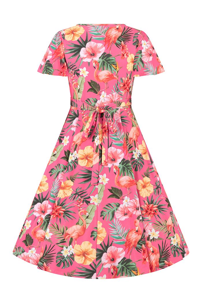 Flamingo Exotica Lyra Dress