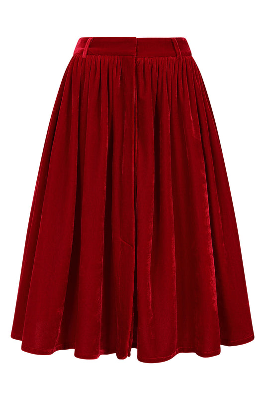 Millie Velvet Swing Skirt