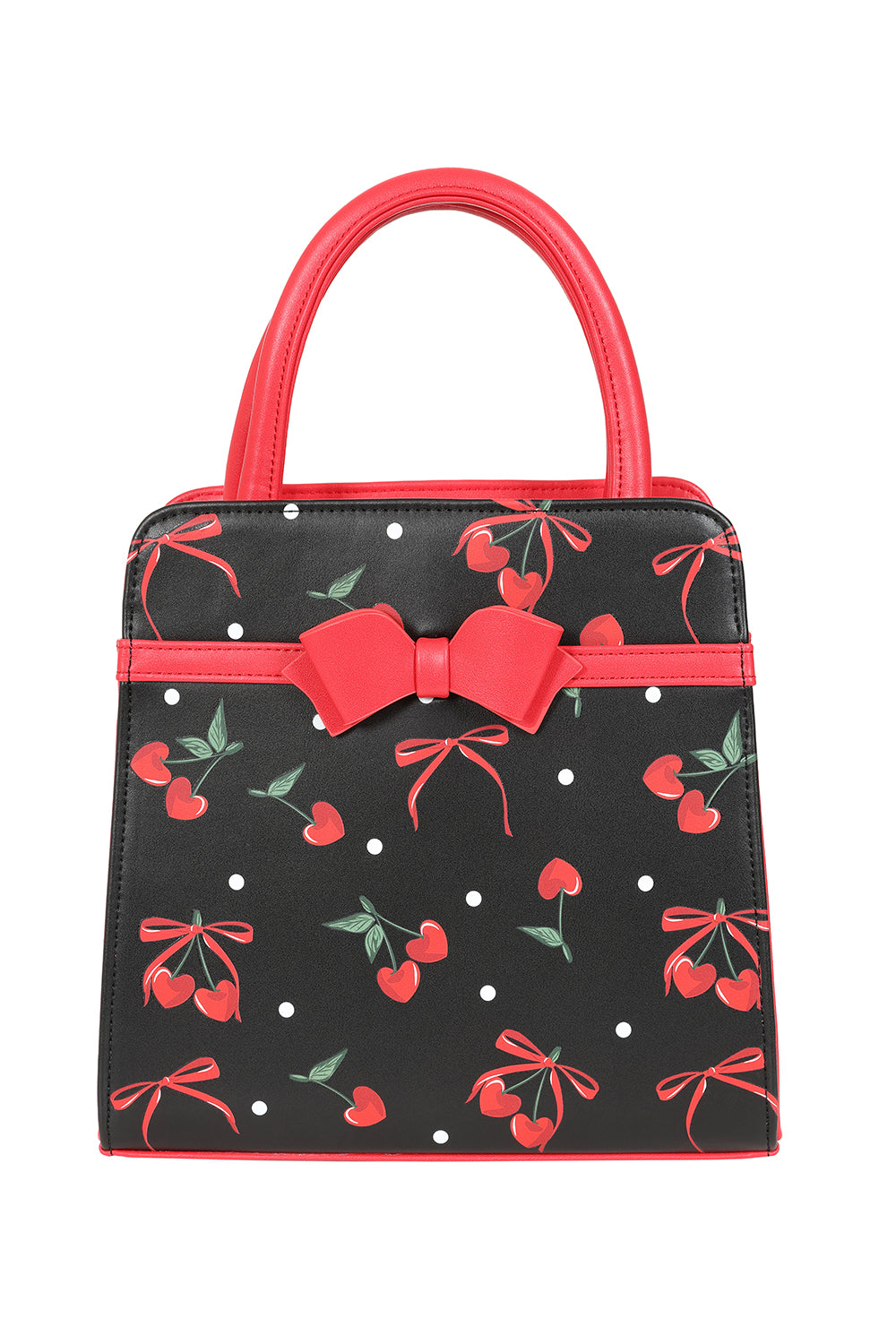 Black Cherries and Bow Bag