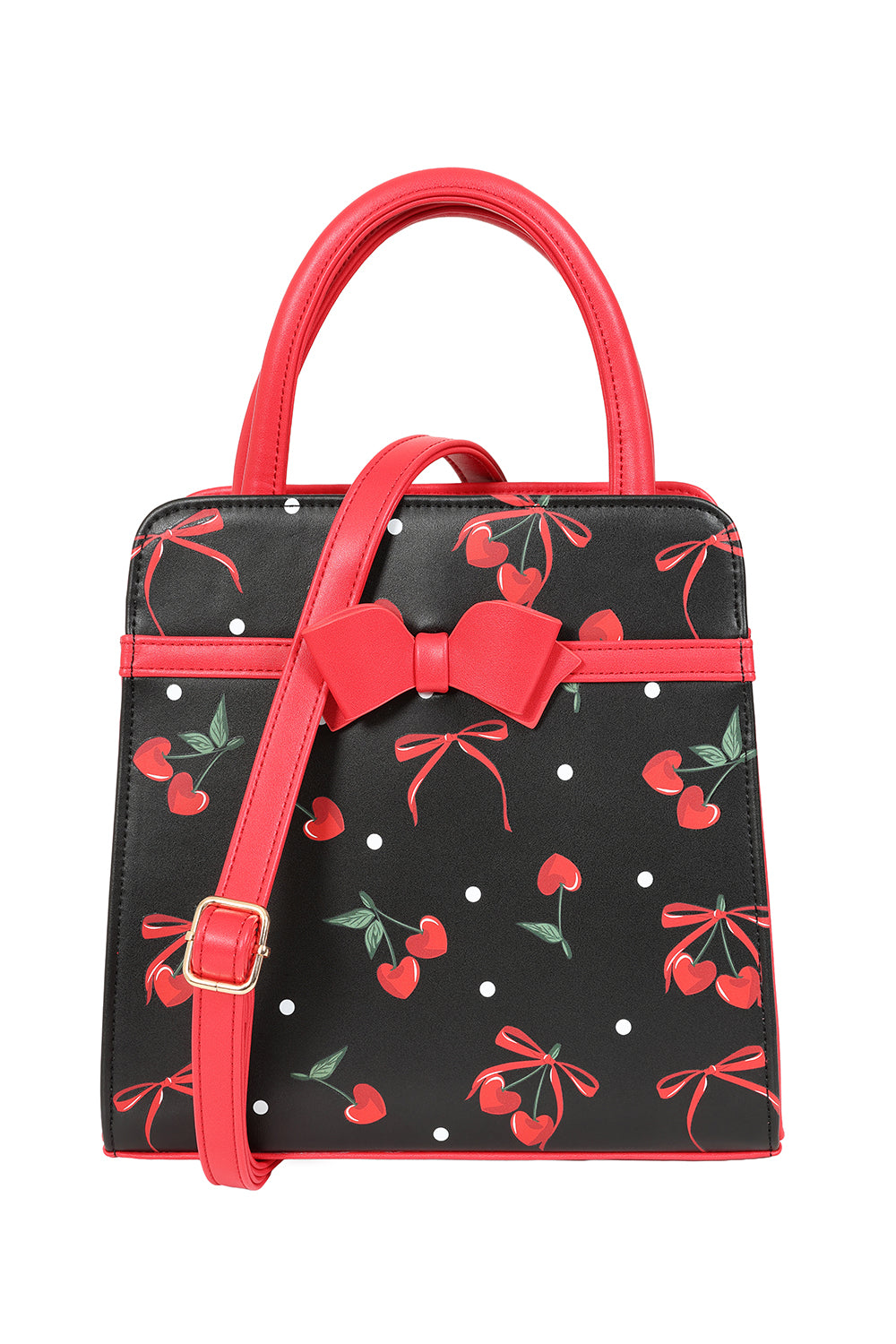 Black Cherries and Bow Bag