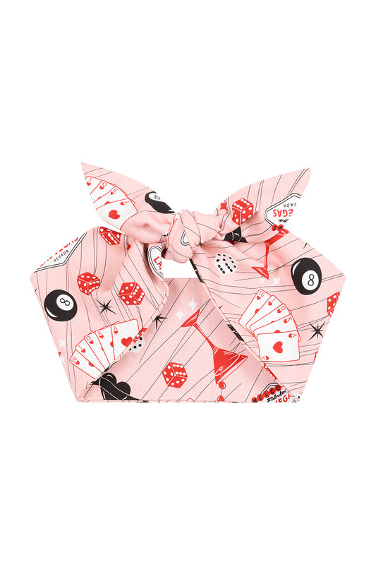 Pink Viva Las Vegas Bandana