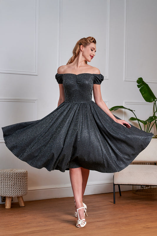 Black Marilyn Sparkle Dress