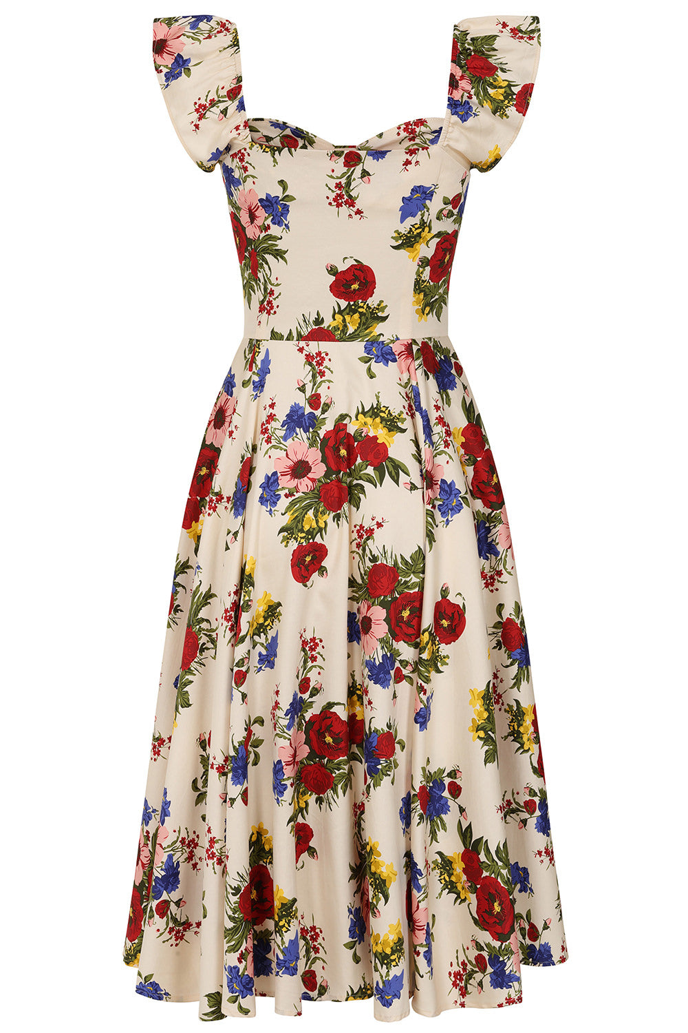 Sophie Floral Serenade Swing Dress