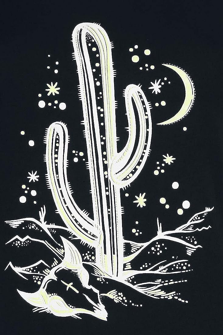Cosmic Cactus Raglan Top