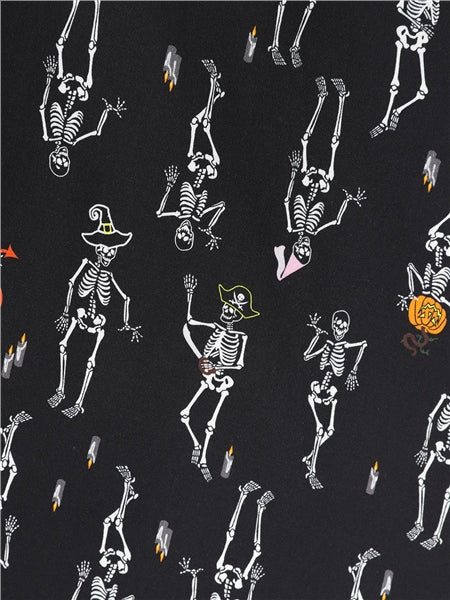 Roberta Skeleton Boo-Gie Swing Dress