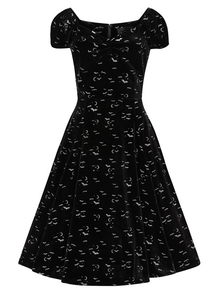 Dolores Glitter Bat Velvet Doll Dress