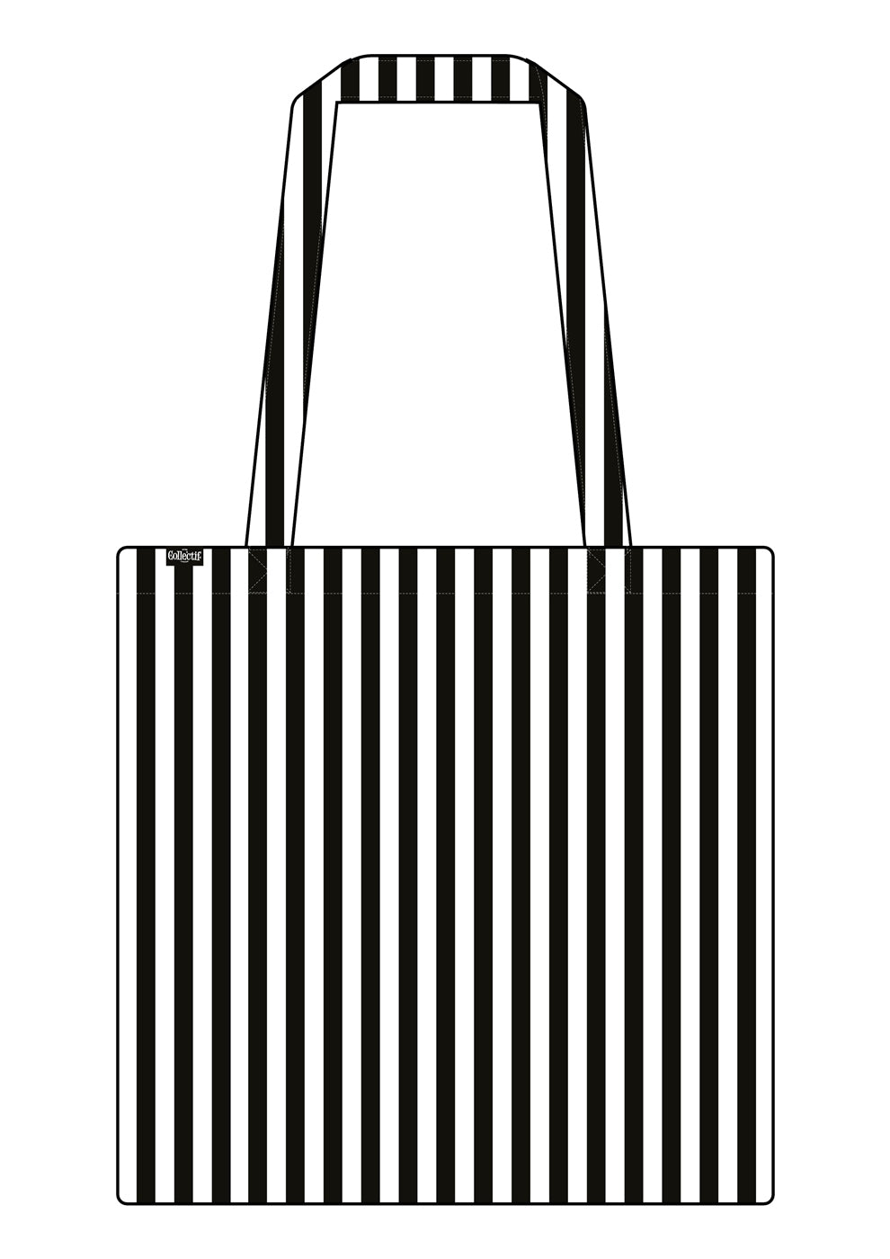 Striped Tote Bag