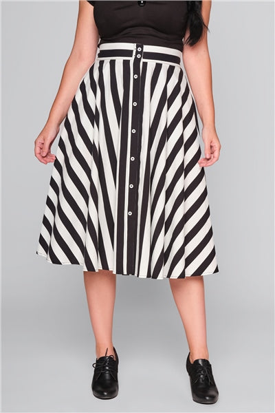 Megan Striped Skirt