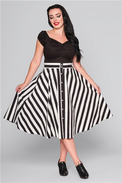 Megan Striped Skirt
