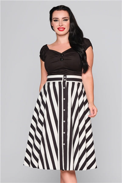 Megan Striped Skirt