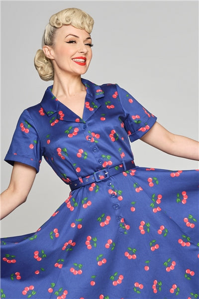 Caterina 50s Cherries Swing Dress