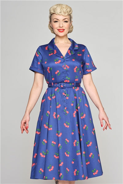 Caterina 50s Cherries Swing Dress