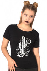 Cosmic Cactus Raglan Top