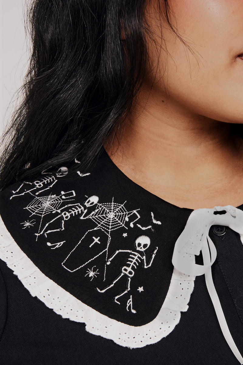 Dance Macabre Blouse