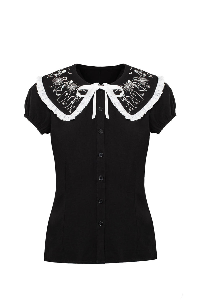 Dance Macabre Blouse