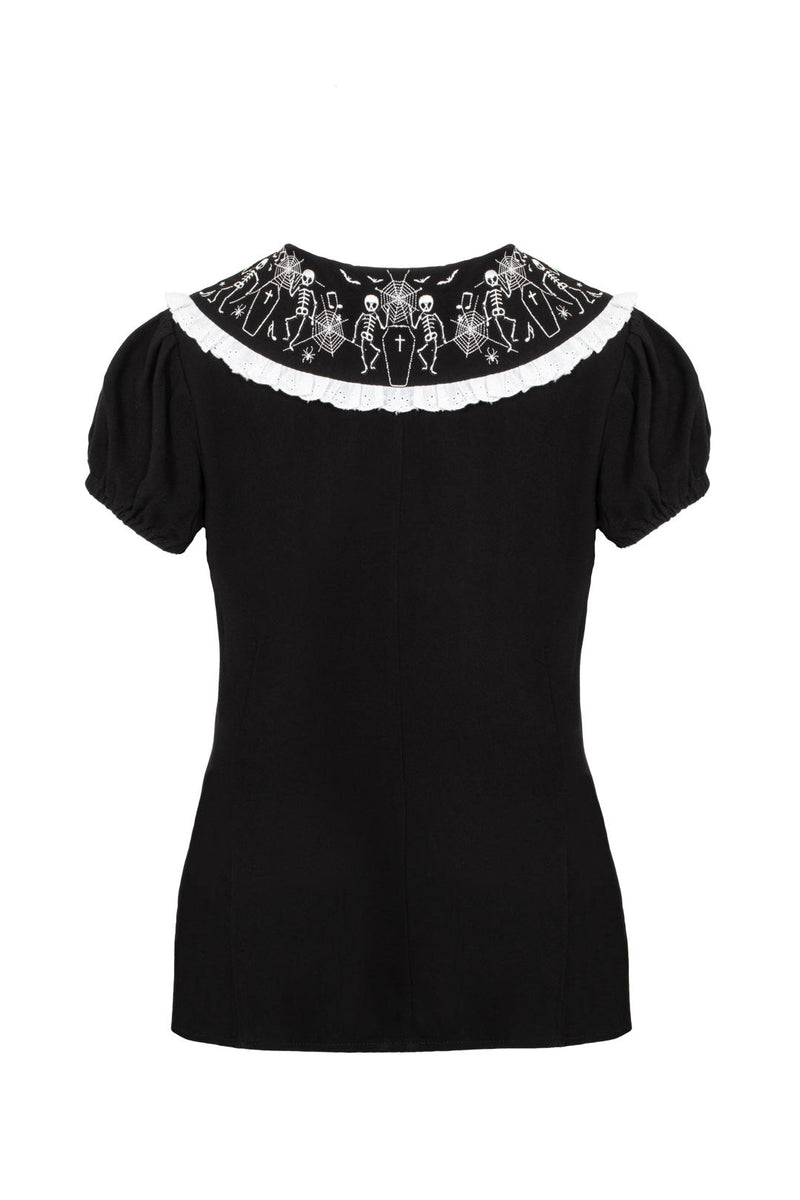 Dance Macabre Blouse