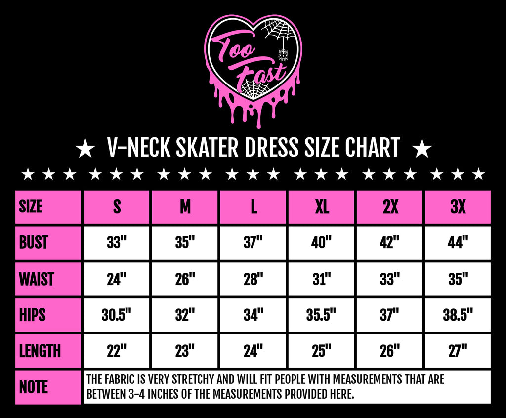 *SECONDS* Skater Mini Dress - Black Tattoo