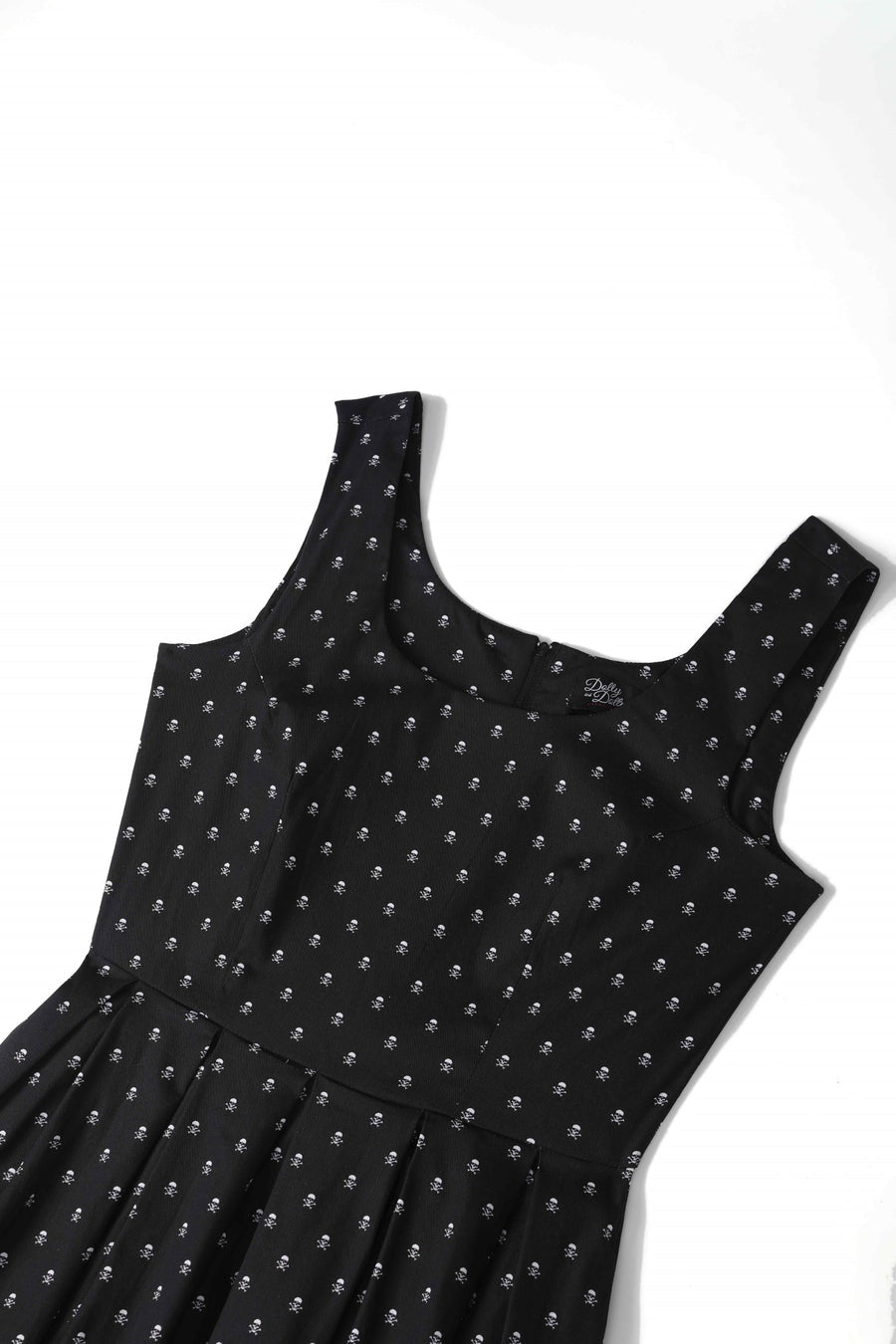 Amanda Black Skull Swing Dress