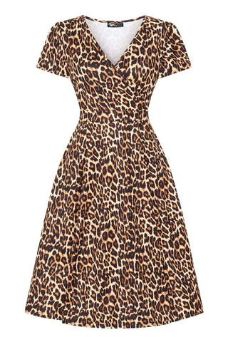 Lyra Dress - Leopard Print