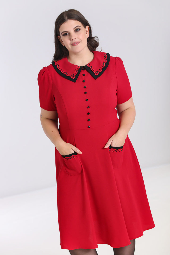 Emily Dress - Red