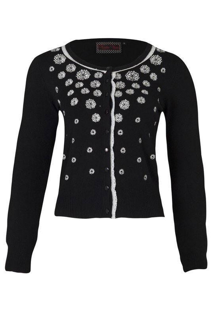 Leticia Rose Embroidery Cardigan