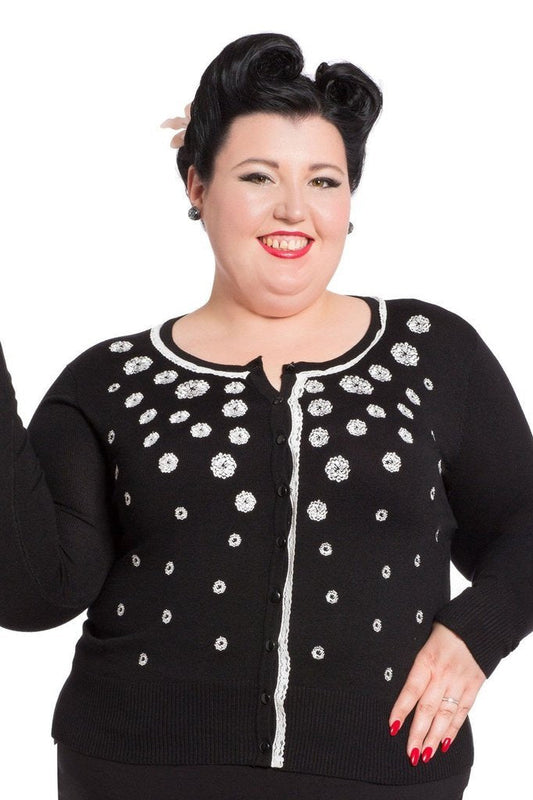 Leticia Rose Embroidery Cardigan