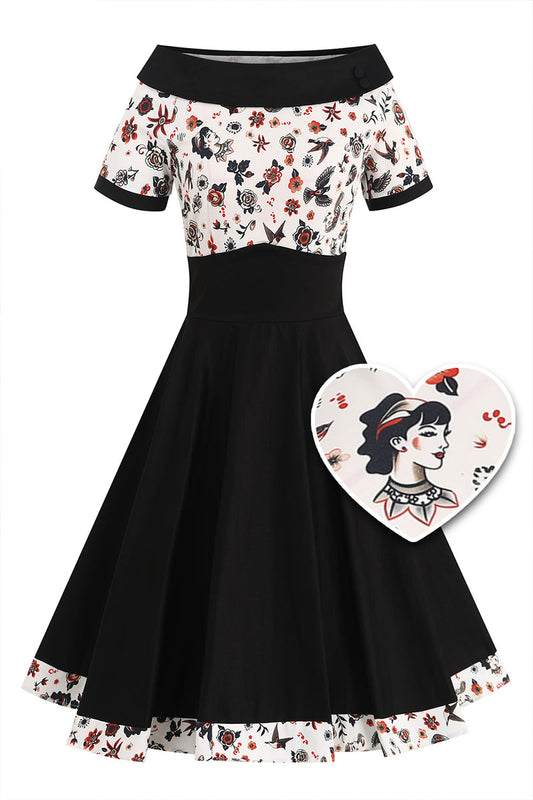 Darlene Rockabilly Old School Tattoo Dress