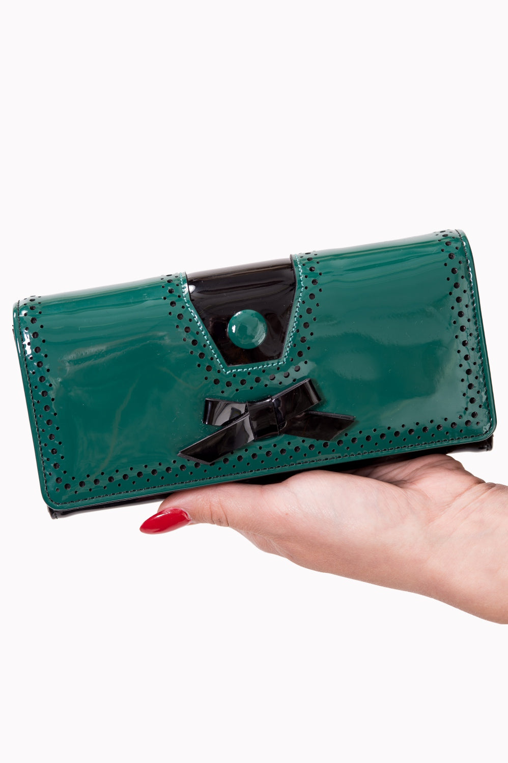 Rosemary's Wallet - Black & Teal