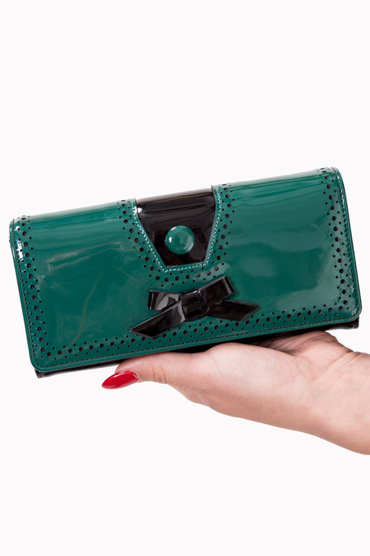 Rosemary's Wallet - Black & Teal