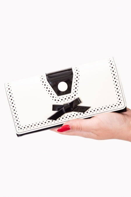 Rosemary's Wallet - Black & Cream