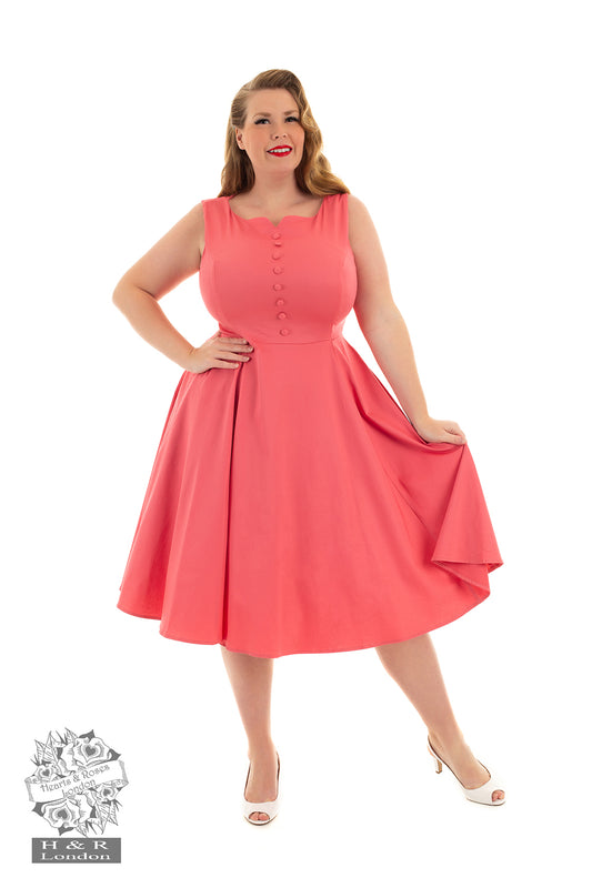 Pink Donna Swing Dress