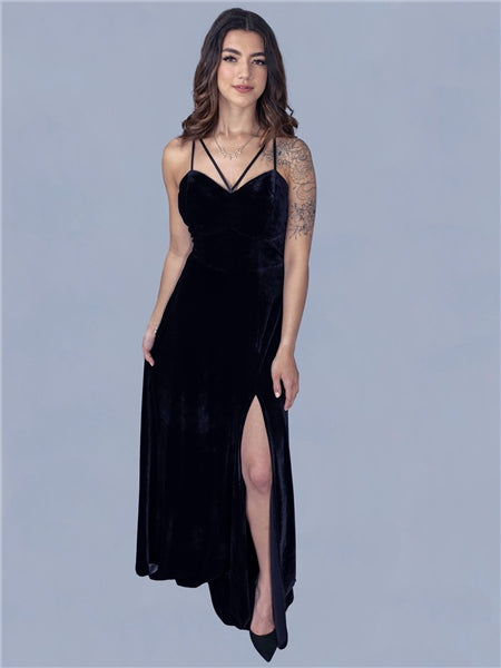 Amalia Velvet Maxi Dress