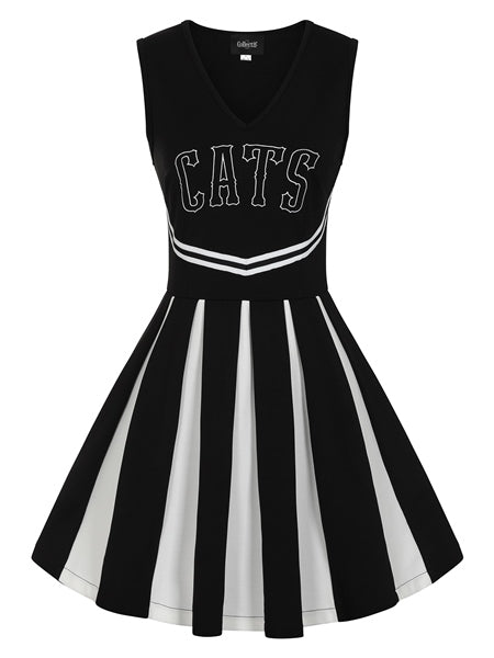 Team Cats Cheerleader Skater Dress