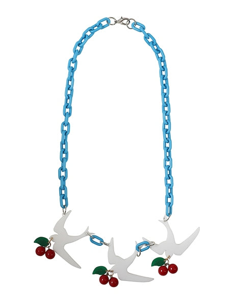 Rockabilly Swallows 50s Necklace