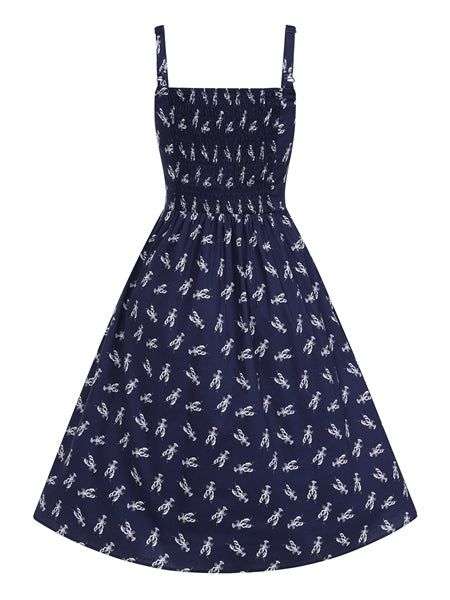 Kimberly Lobster Swing Dress