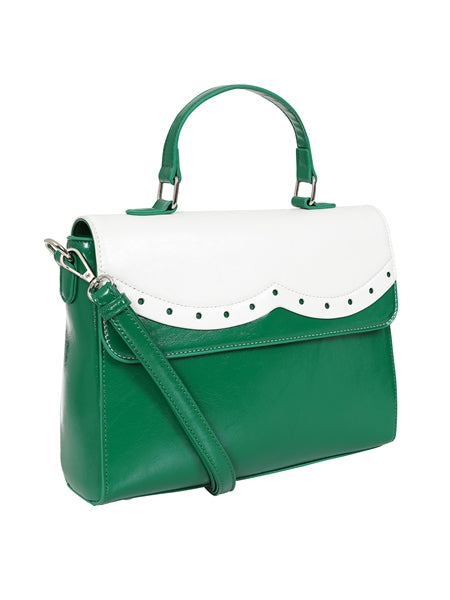 Erin Bag - Green/White